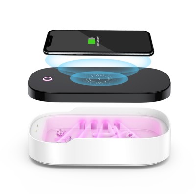 SCENTA Uv Sterilizer Box Disinfection Sterilization Equipment QI Universal Charge Station Wireless Phone Charger