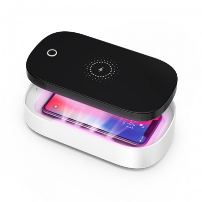 SCENTA Wireless Charging Build-in Radial Sensor Regularly Disinfected UV Light Sanitizing Box